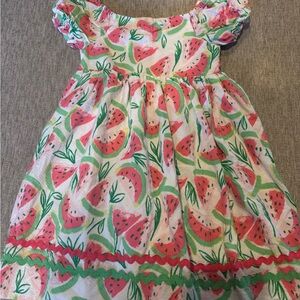 Isaac Mizrahi Pink and Green Watermelon Dress